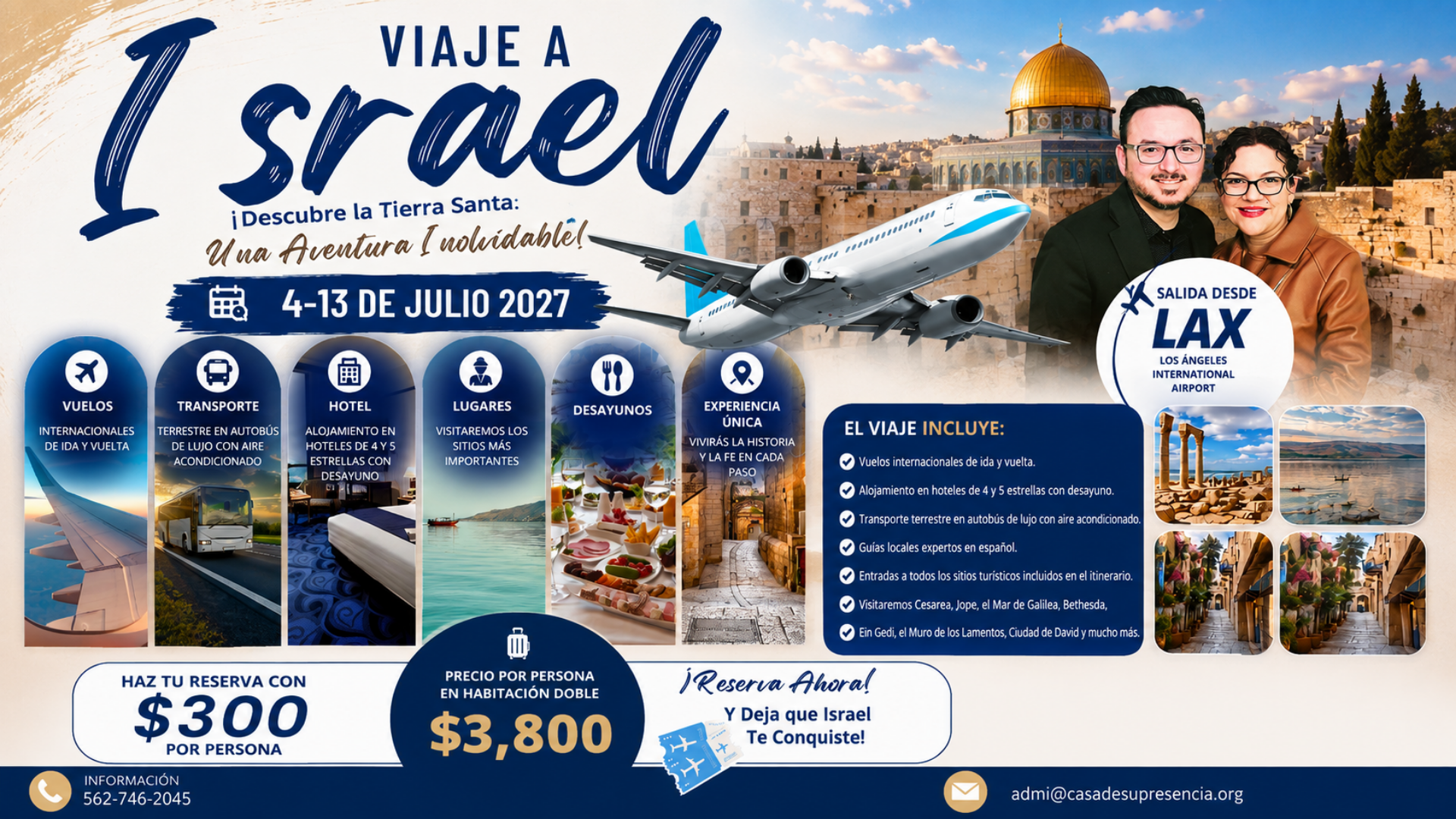Viaje a Israel 2027